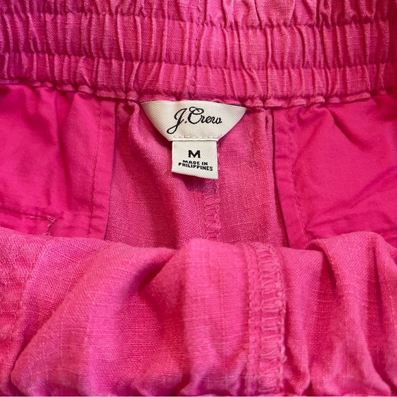 J.Crew Seaside Linen Shorts in pink size medium M - Picture 3 of 6